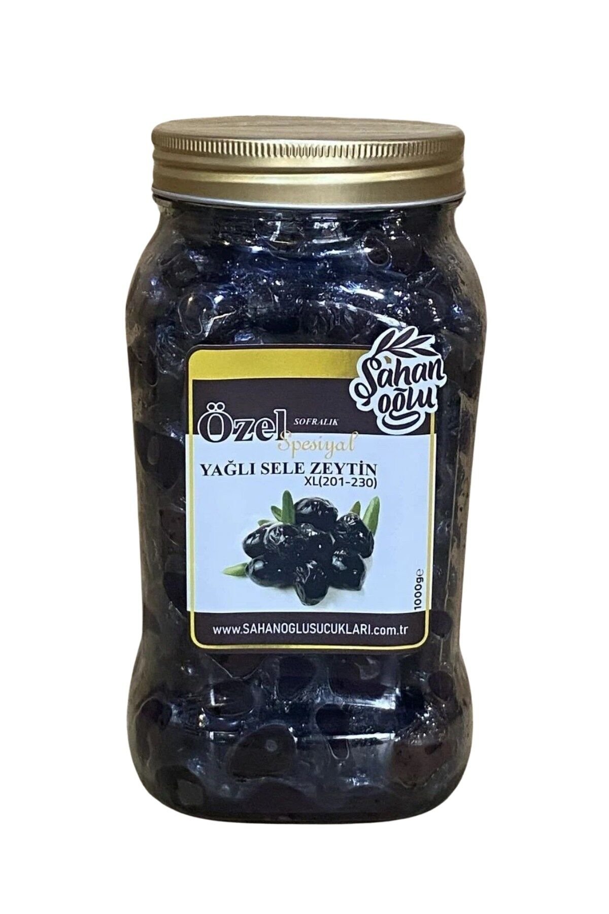 Şahanoğlu Özel Spesyal Yağlı Sele Siyah Zeytin 1 Kg