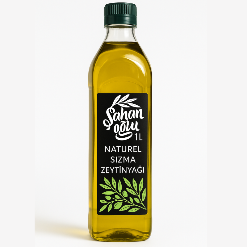 Yeni Hasat Soğuk Sıkım Natürel Sızma Zeytinyağı 1 Lt Pet