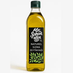 Erken Hasat Soğuk Sıkım Natürel Sızma Zeytinyağı 1 Lt Pet