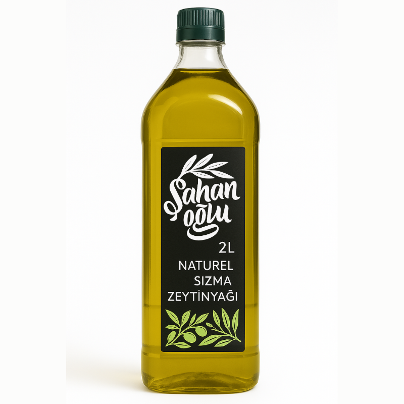 Yeni Hasat Soğuk Sıkım Natürel Sızma Zeytinyağı 2 Lt PET