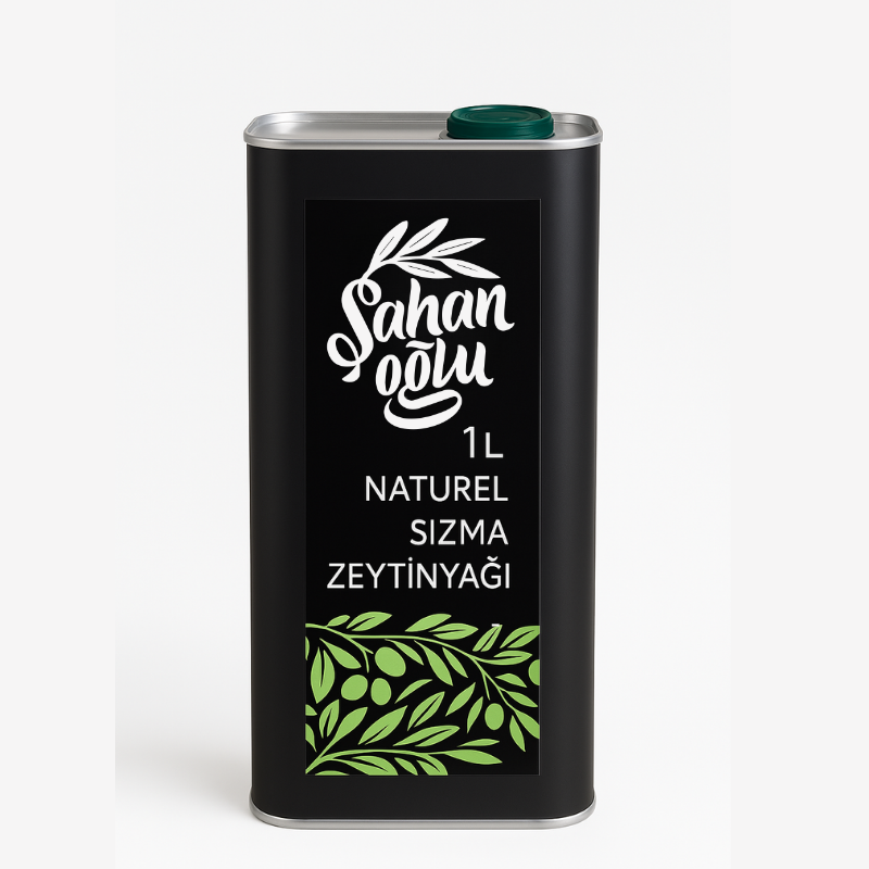 Erken Hasat Soğuk Sıkım Natürel Sızma Zeytinyağı 1 Lt TNK
