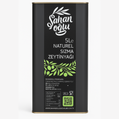 Erken Hasat Soğuk Sıkım Natürel Sızma Zeytinyağı 5 Lt
