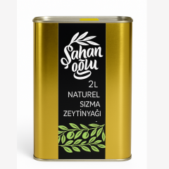 Yeni Hasat Soğuk Sıkım Natürel Sızma Zeytinyağı 2 Lt Tnk