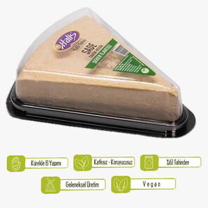 Rafine Şeker İlavesiz Sade Tahin Helvası - 300 Gr