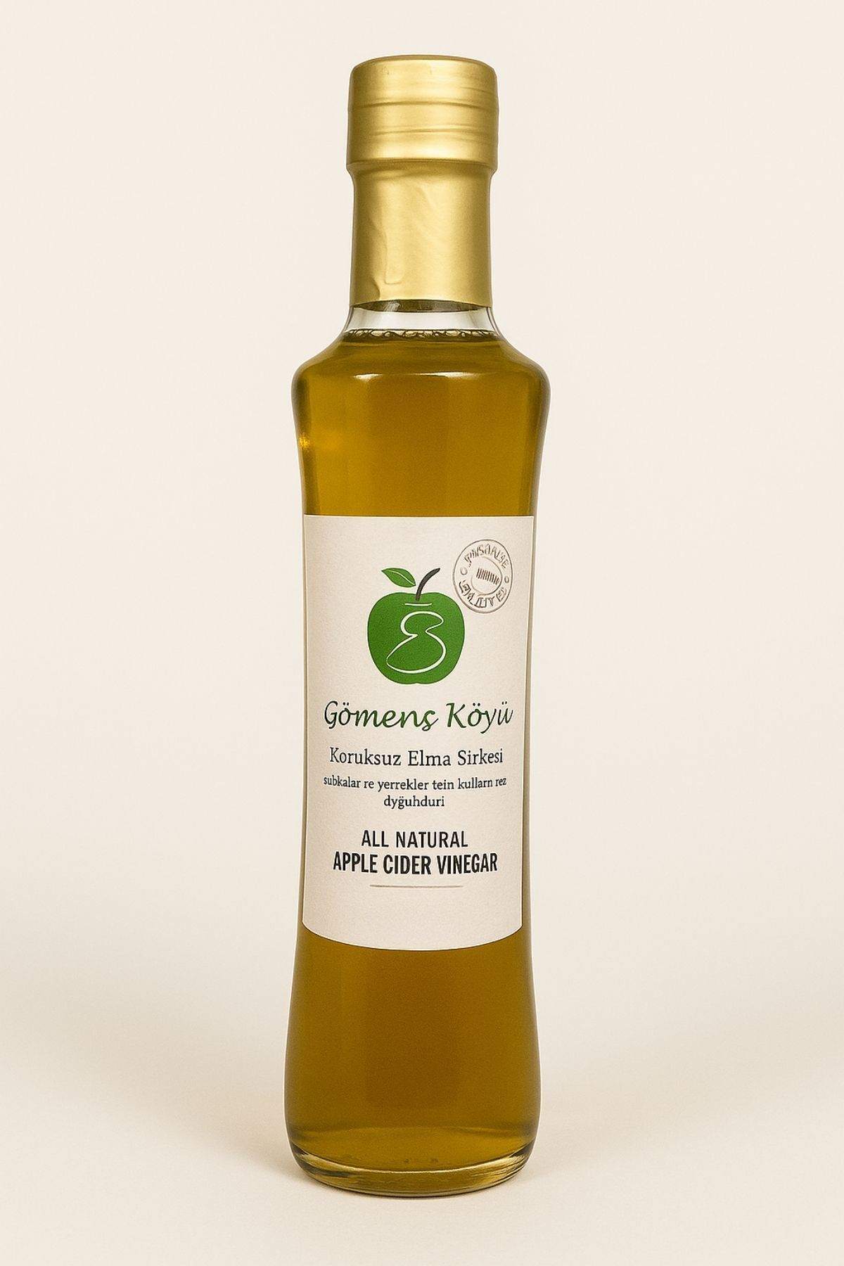 Gömeniç Köyü Doğal Katkısız Elma Sirkesi 250 Ml